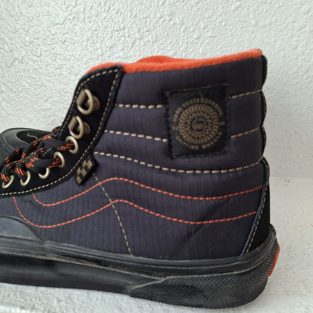 Vans Skate Sk8-hi Spitfire Black Shoes - Picture 9 of 14